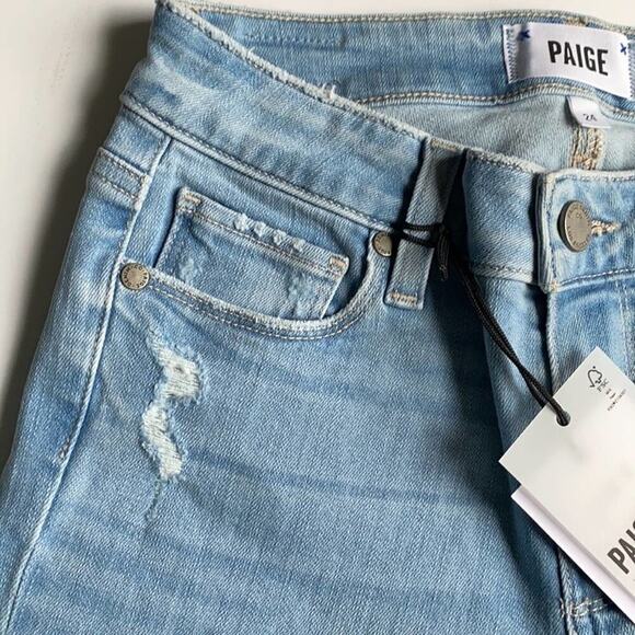 Paige Jax Cut Off Shorts Size 24 Denim⭐️⭐️⭐️⭐️⭐️ - Picture 4 of 9